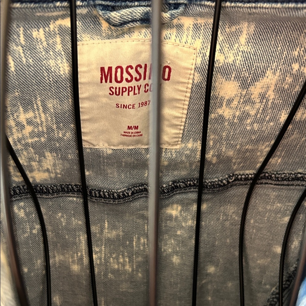 Distressed Blue Jean Jacket - Picture 4 of 8